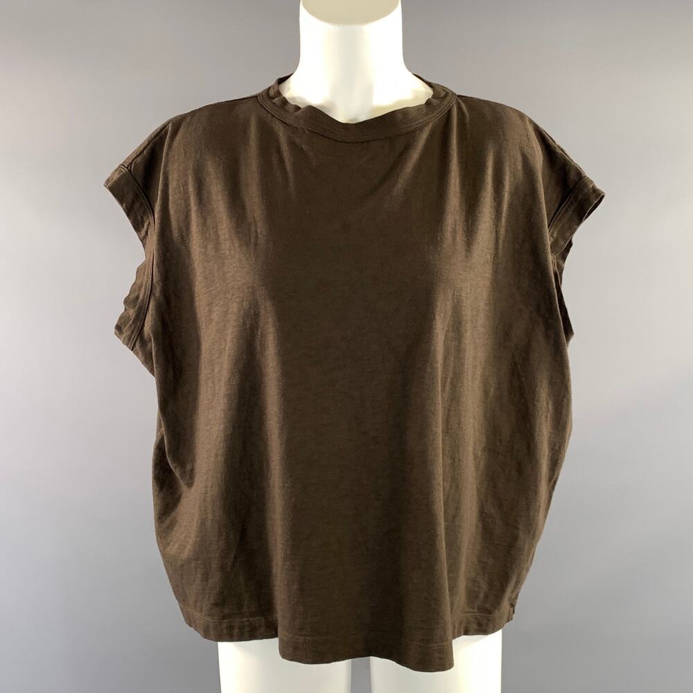 45rpm Size XS Green Cotton Oversized Shirt